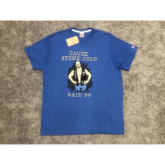 WWE x HOMAGE Stone Cold Steve Austin SAID SO t-shirt sz XL wwf vtg rock raw 3:16 - Picture 2 of 5